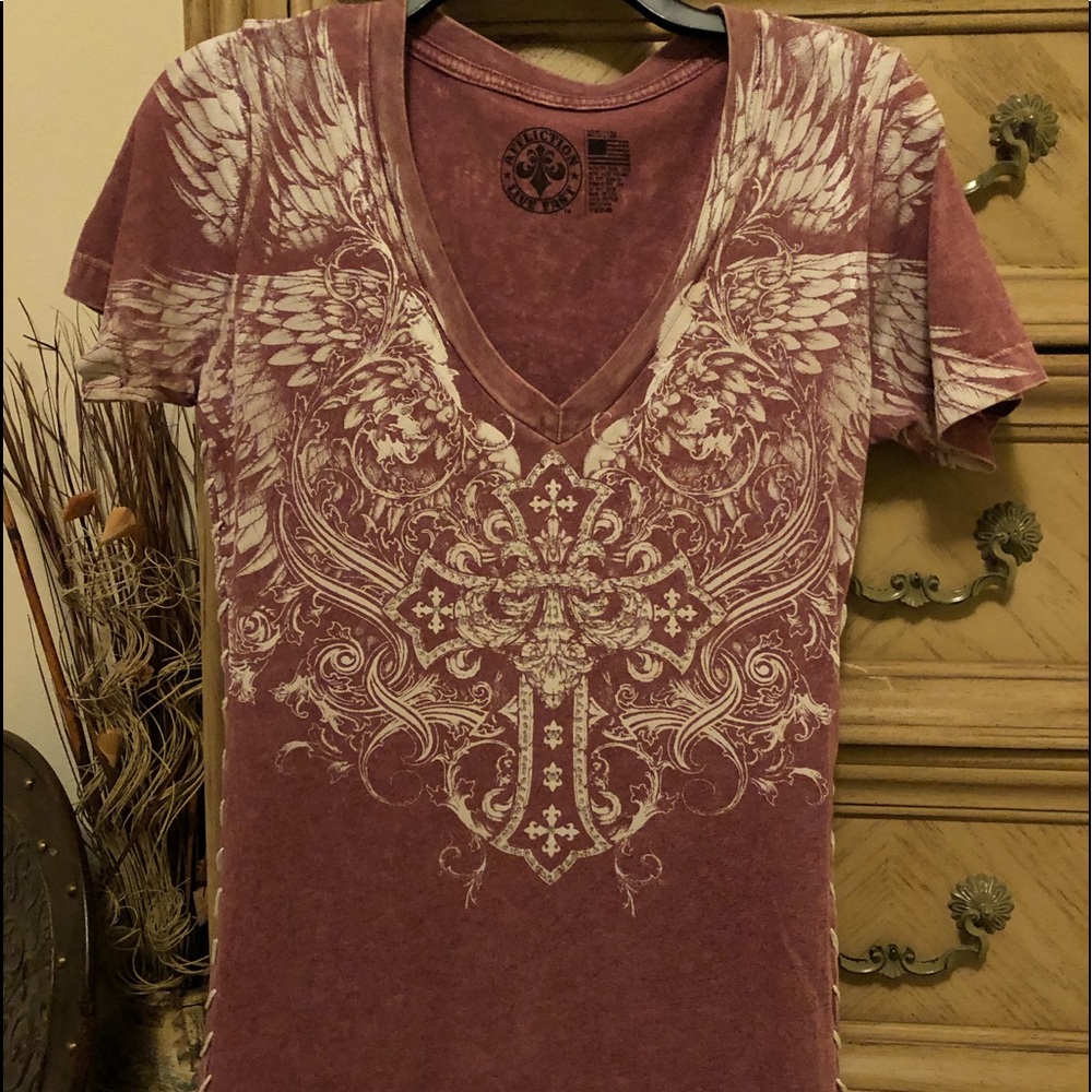 SOLD—Affliction Short Sleeve Tee
